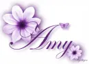 Purple Flower - Amy