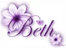 Purple Flower - Beth