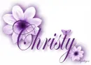 Purple Flower - Christy