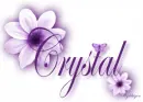 Purple FLower - Crystal