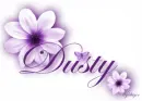Purple FLower - Dusty