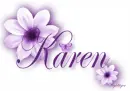 Purple Flower - Karen