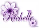 Purple Flower - Richelle