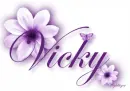 Purple Flower - Vicky