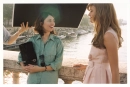 Sofia Coppola with Maryna Linchuk on the set of Miss Dior Cherie