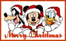 MICKEY WITH MERRY CHRISTMAS