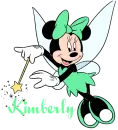 MINNIE FAIRY WITH THE NAME KIMBERLY