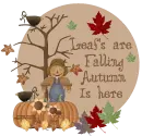 LEAFS ARE FALLING AUTUMN IS HERE