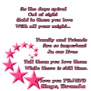 Tell them you love them BRENDA