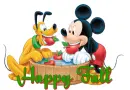 MICKEY AND PLUTO