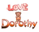LOve BEAR Dorothy
