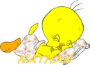 tweety sleeping