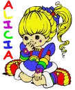 Alicia With Rainbow Bright