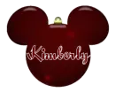 mickey christmas bulb with kimberly