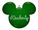 mickey christmas bulb with kimberly