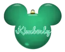 mickey christmas bulb with kimberly
