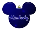 mickey christmas bulb with kimberly
