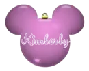 mickey christmas bulb with kimberly