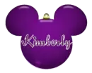 mickey christmas bulb with kimberly