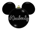 mickey christmas bulb with kimberly