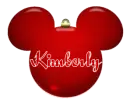 mickey christmas bulb with kimberly