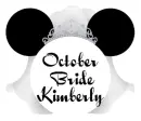 OCTOBER BRIDE WITH THE NAME KIMBERLY
