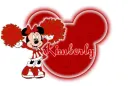 MINNIE HEAD WITH THE NAME KIMBERLY