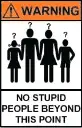warning