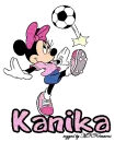 Soccer Minnie Mouse Kanika