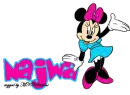 Leaning Minnie Mouse Najwa