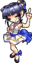 winking anime girl