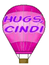 Pink Hot Air Balloon - Hugs - Cindi