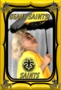 GEAUX SAINTS (COLORIZE MARILYN MONROE)