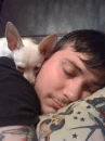 Frank iero with doggy