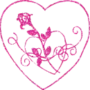 cuore con rosa
