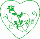 cuore con rosa