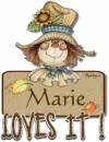 Scarecrow Loves It - Marie