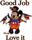 Halloween Mickey Loves it!!