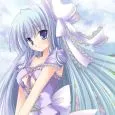 Lavender Ribbon Girl