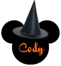 MICKEY WITCH  HEAD WITH CODY