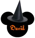 MICKEY WITCH HEAD WITH DAVID