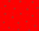 red with brown dots