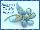 Blue Glitter Flower - Huggies - Jirzie