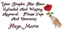 Graphic uploaded Marie