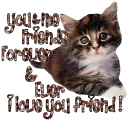 YOU & ME FRIENDS FOREVER & EVER I LOVE YOU FRIEND!