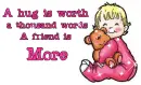 Hug is worth a thousand words