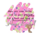 teddy bear with saying