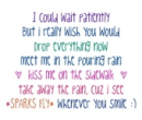 Sparks Fly When You Smile