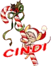 Candy Cane Mouse - Cindi