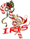 Candy Cane Mouse - Iris